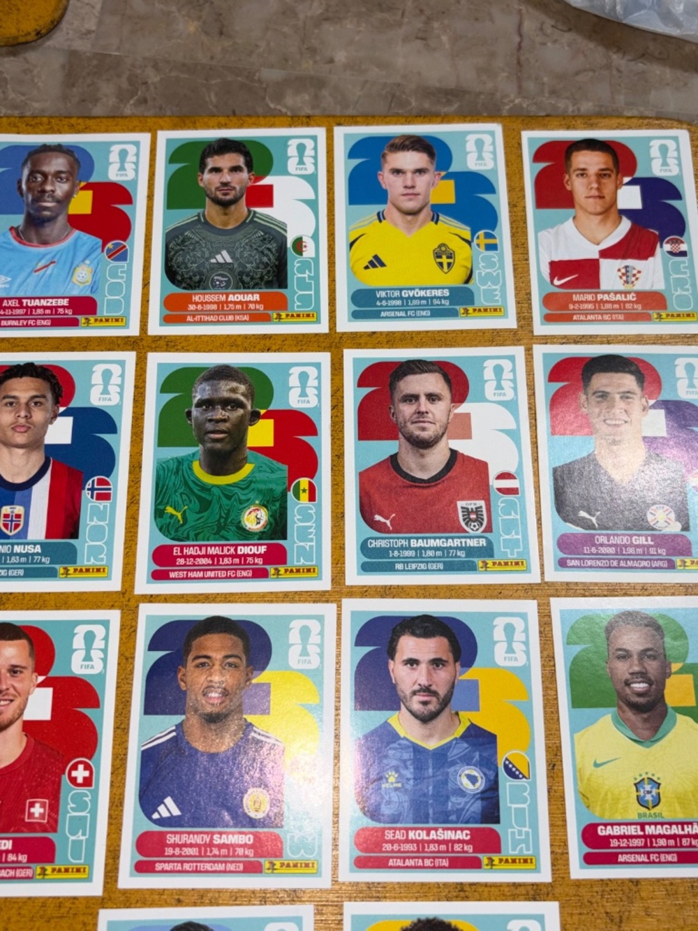 New Bundle of Authentic 38 Fifa Panini World Cup 2026 Stickers No Duplicates - Picture 15 of 16
